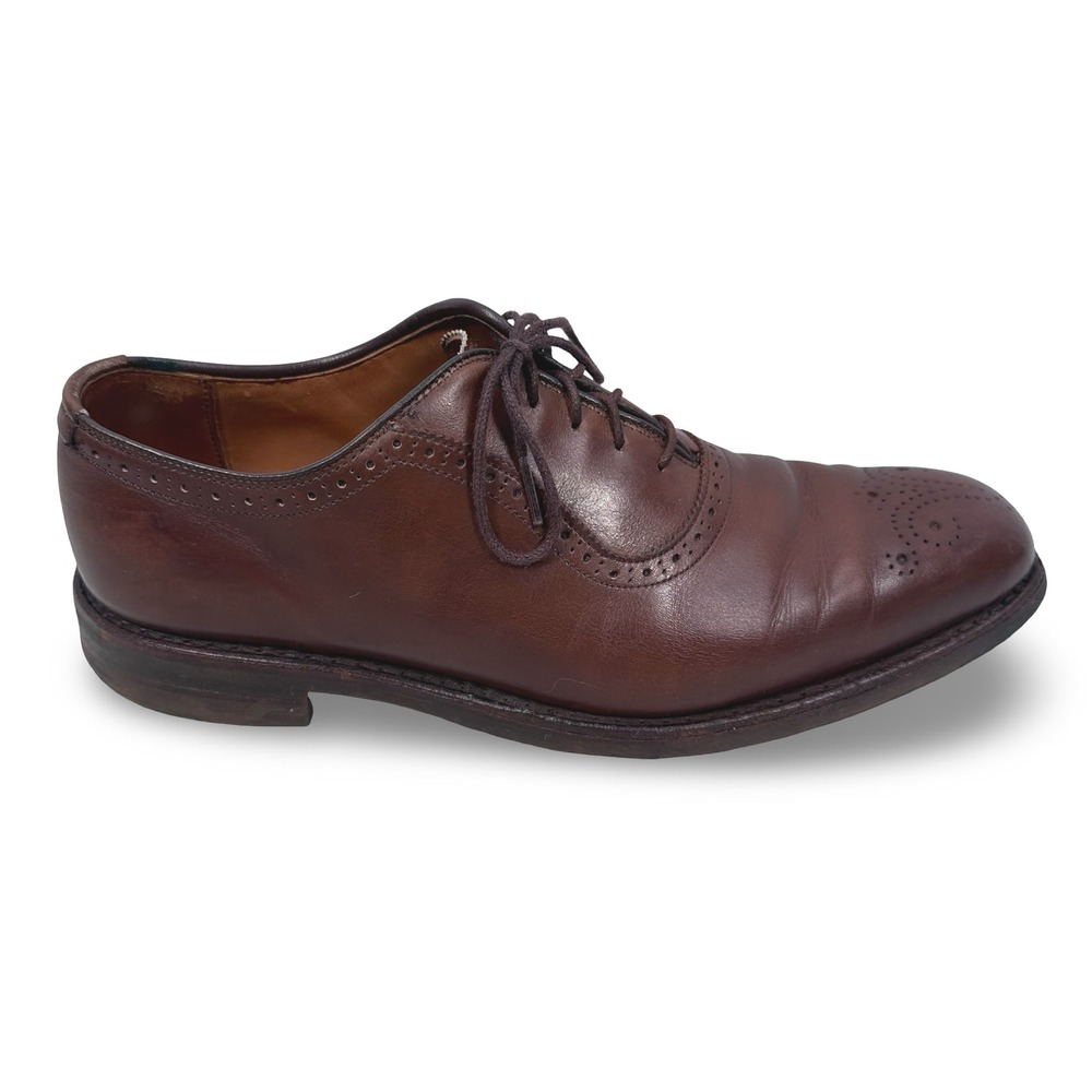 Allen Edmonds Cornwallis Brown Leather Dainite Sole‎ Oxford Shoes Mens 10 D